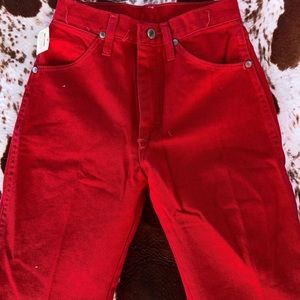 Vintage Red Wranglers NWT